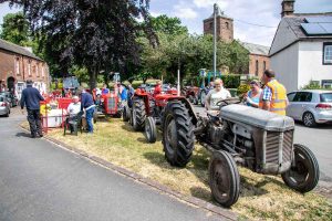 Vintage tractor rally